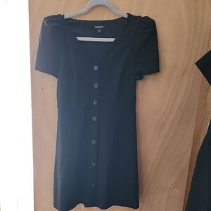 Express Black Short Sleeve Dress